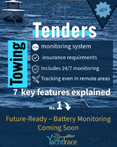 Yacht trace superyacht chase boat tender monitoring 7 key features advanced tow protection