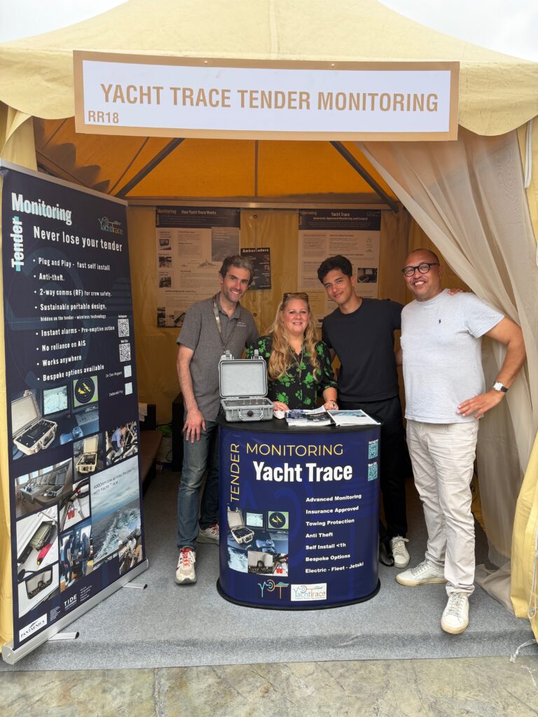 Yacht Trace Tender Monitoring at Palma Yacht Show ACREW Onno