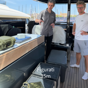 Yacht trace on a Superyacht Tender and chase boat monitoring, tow protection, advanced tow protection.