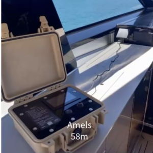 Yacht trace on a Superyacht Tender and chase boat monitoring, tow protection, advanced tow protection.