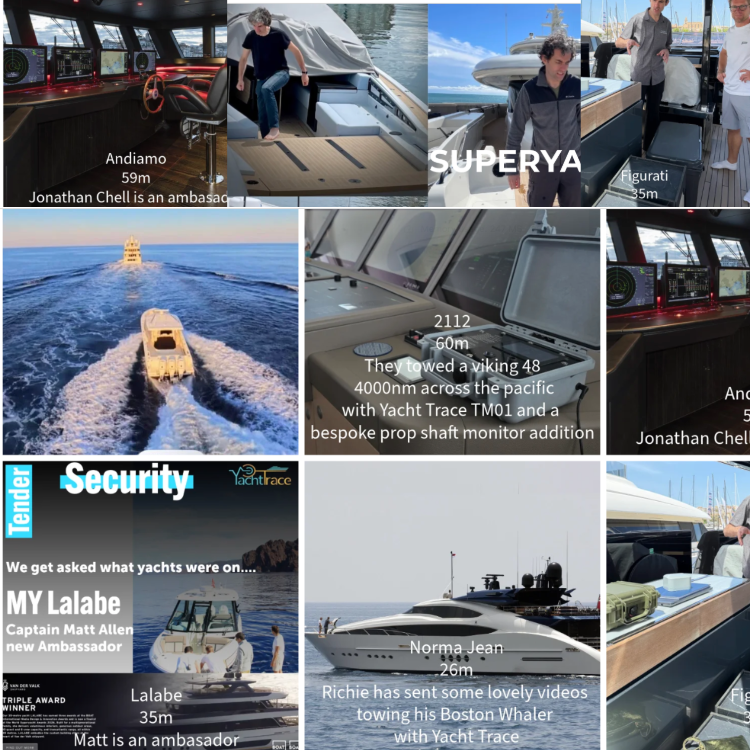 Yacht Trace Superyacht Fleet monitoring and tracking