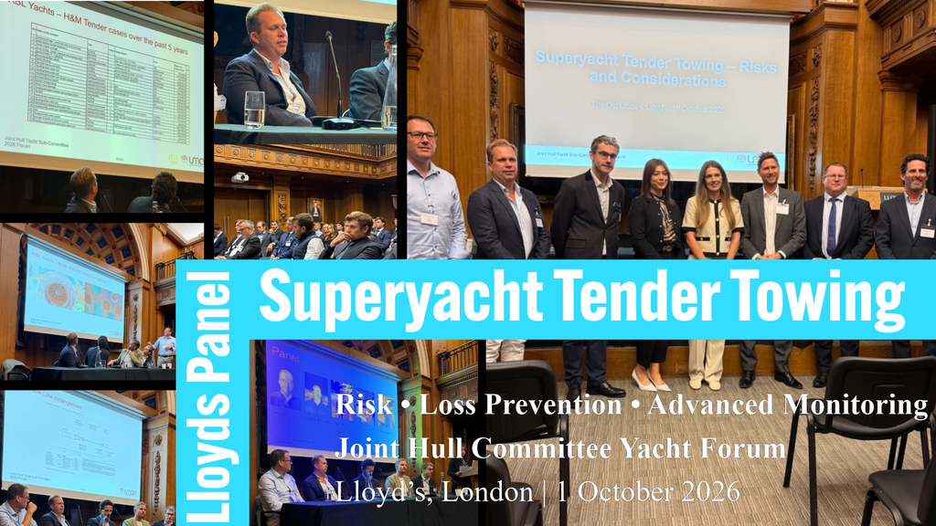 Yacht Trace at Lloyds London Superyacht Insurance for Tenders and Chase Boats
